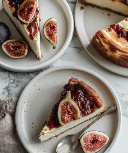Pioneer Woman Fig Basque Cheesecake