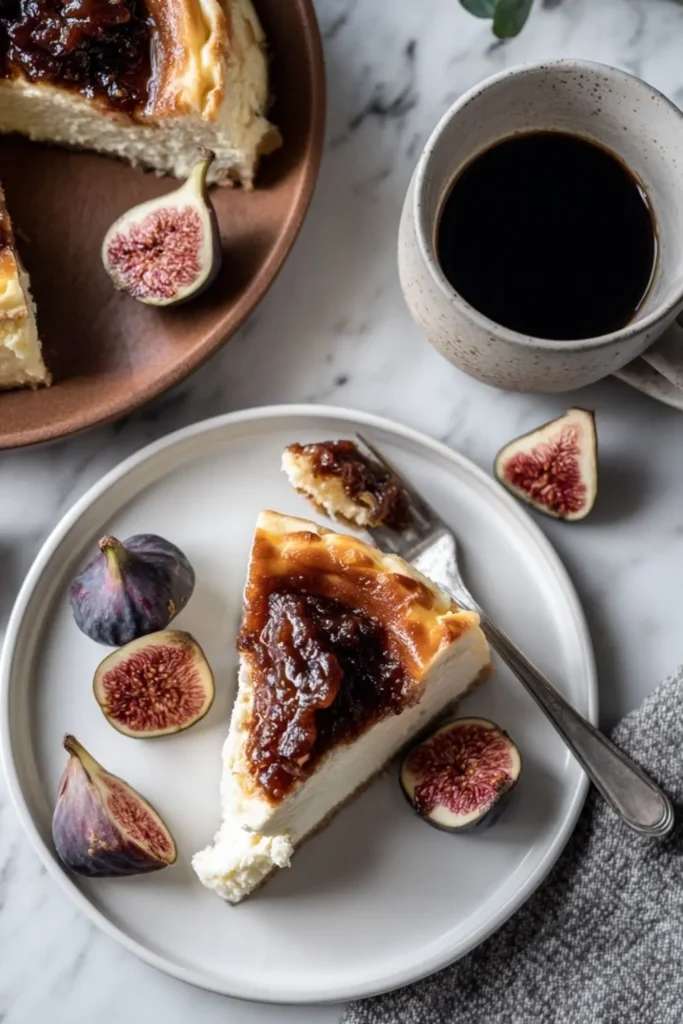 Pioneer Woman Fig Basque Cheesecake