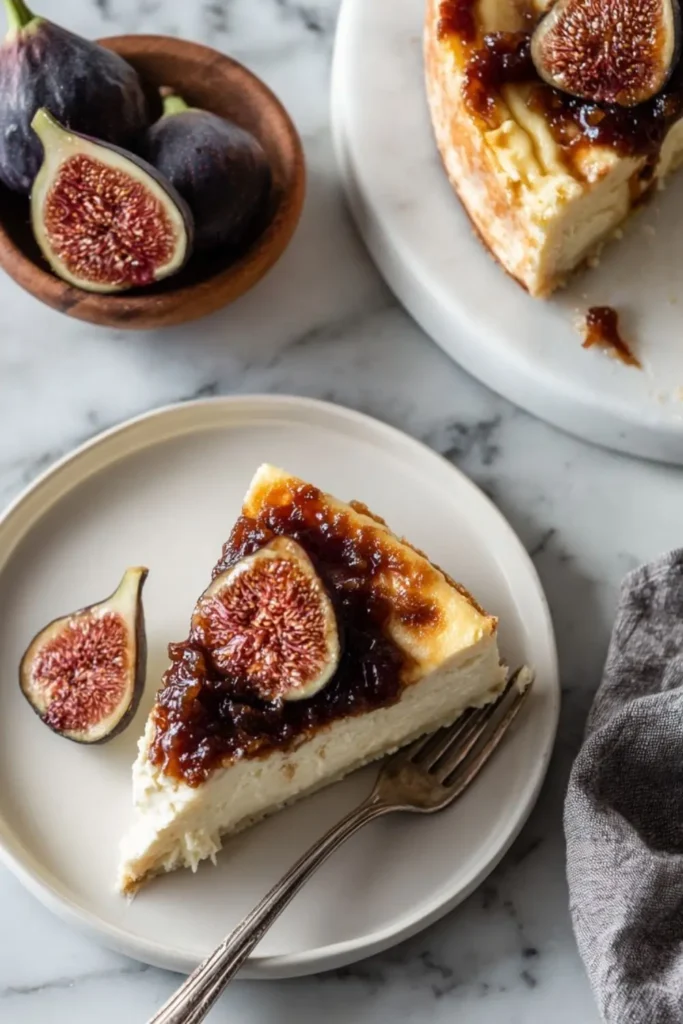 Pioneer Woman Fig Basque Cheesecake