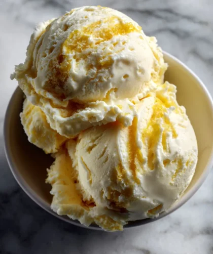 Pioneer Woman Lemon Curd Ripple Ice Cream