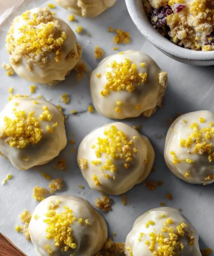 Pioneer Woman Lemon White Chocolate Truffles