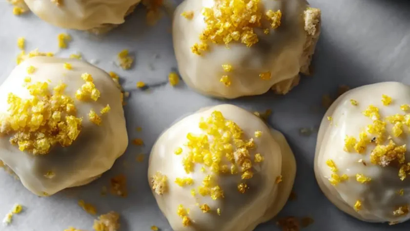 Pioneer Woman Lemon White Chocolate Truffles