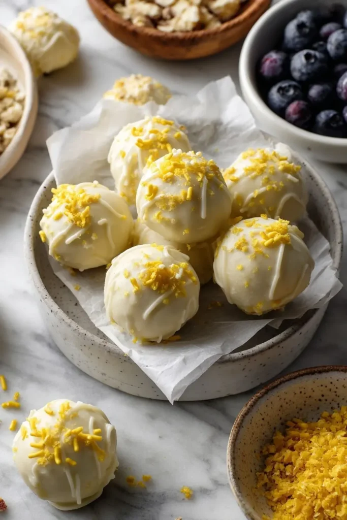Pioneer Woman Lemon White Chocolate Truffles