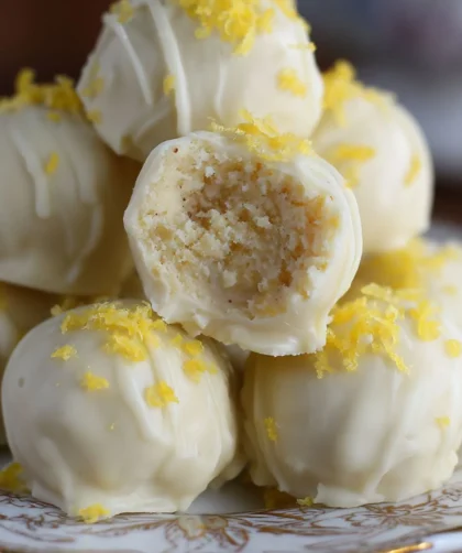 Pioneer Woman Lemon-White Chocolate Truffles