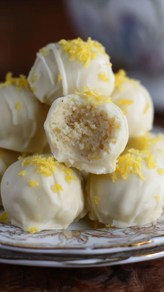 Pioneer Woman Lemon-White Chocolate Truffles