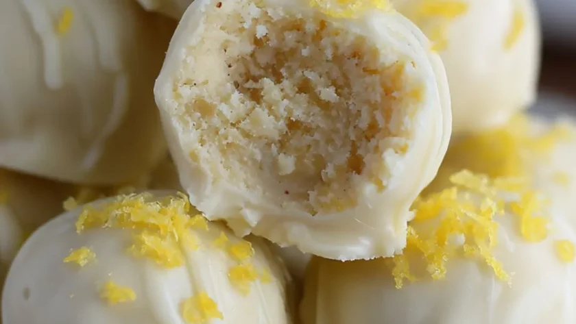 Pioneer Woman Lemon-White Chocolate Truffles