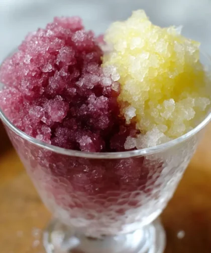 Pioneer Woman Lemon and Grape Granita