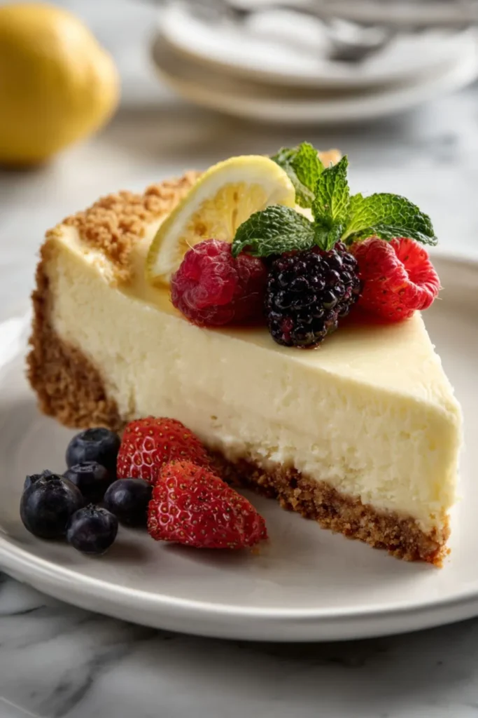 Pioneer Woman No-Bake Lemon Cheesecake