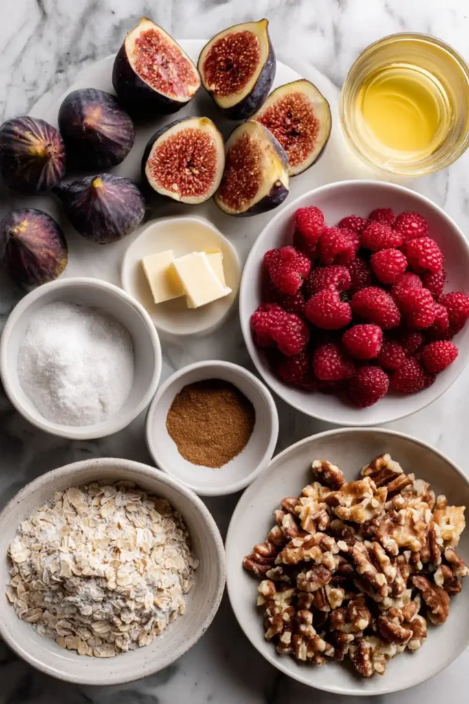 Pioneer Woman Spiced Fig & Raspberry Crumble Recipe