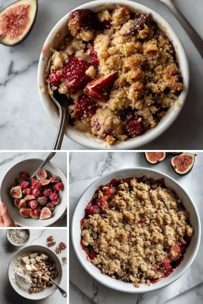 Pioneer Woman Spiced Fig & Raspberry Crumble Recipe