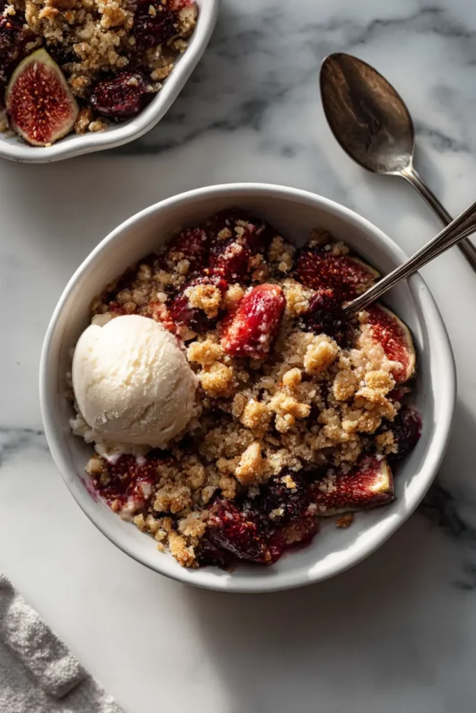 Pioneer Woman Spiced Fig & Raspberry Crumble Recipe