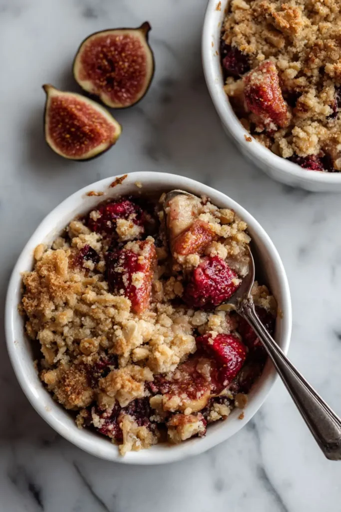 Pioneer Woman Spiced Fig & Raspberry Crumble Recipe