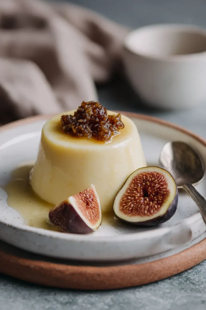 Milk Fondants With Figs