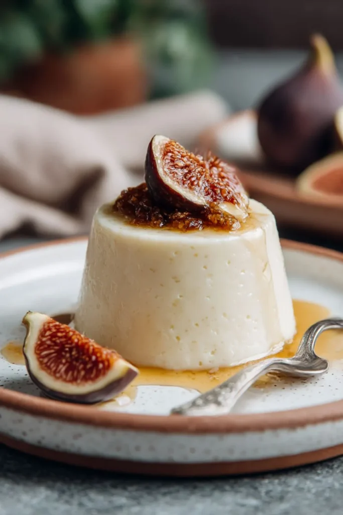 Milk Fondants With Figs