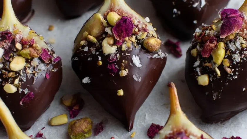Chocolate Dipped Figs