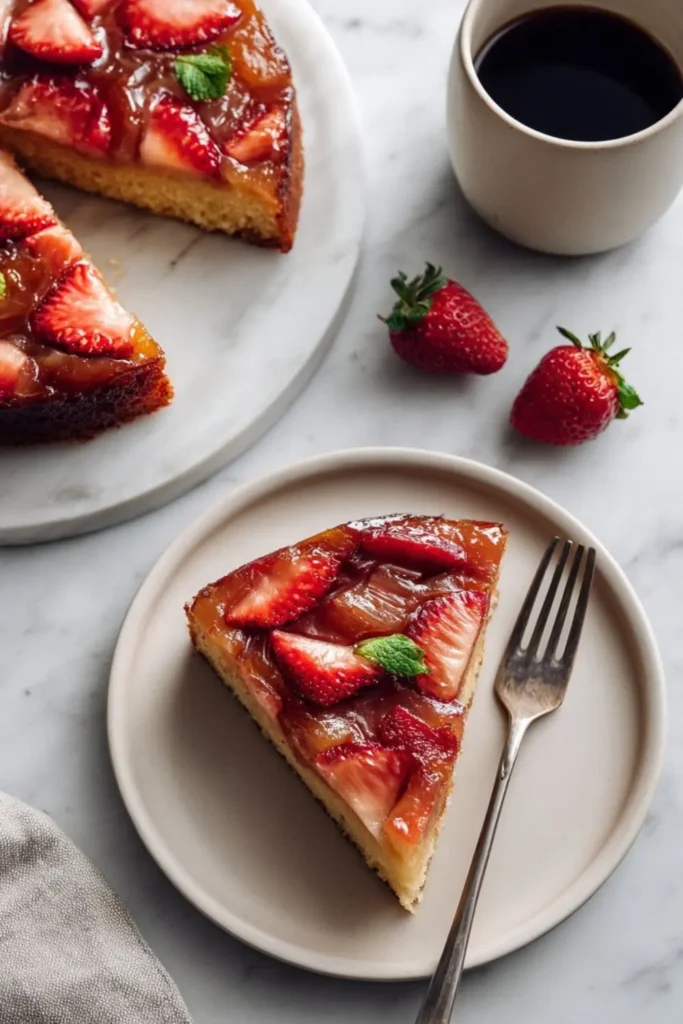 Pioneer Woman Strawberry Rhubarb Upside Down Cake