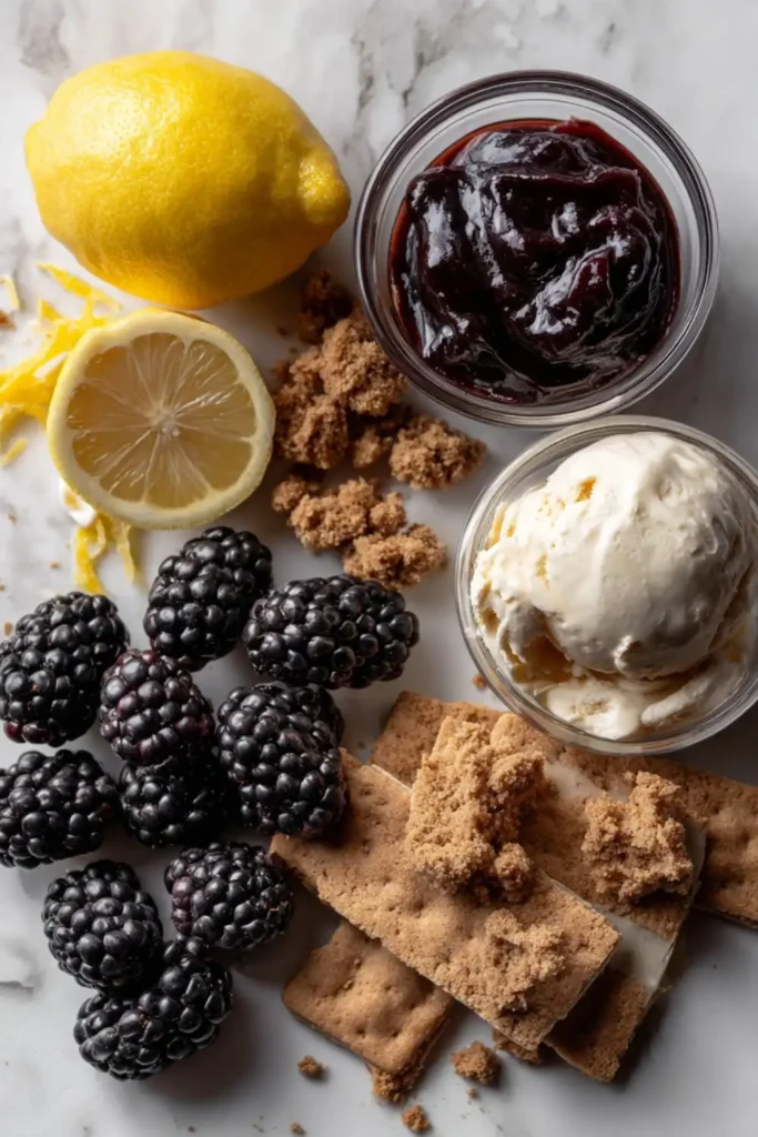 Pioneer Woman Blackberry Lemon Ice Cream