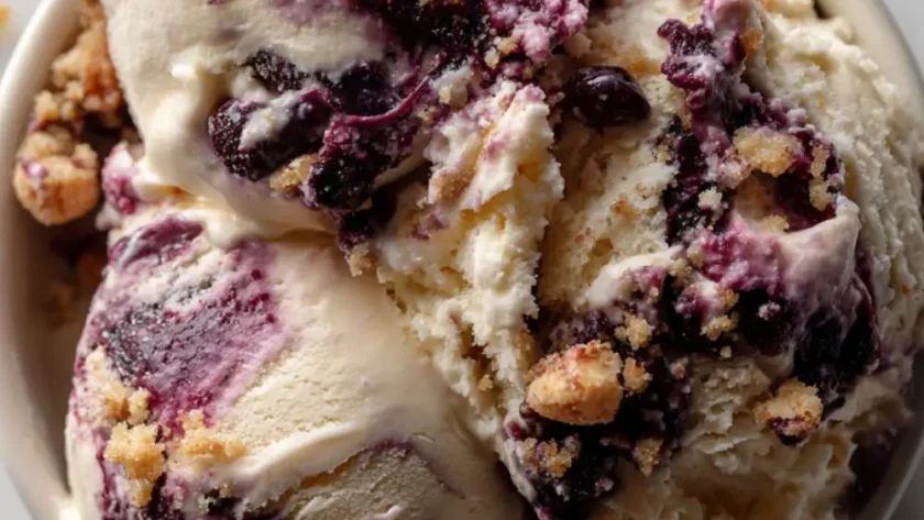 Pioneer Woman Blackberry Lemon Ice Cream