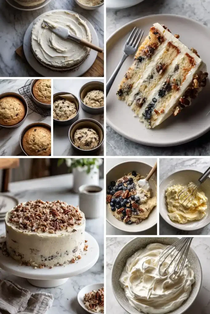 Pioneer Woman Blueberry Italian Cream Cake