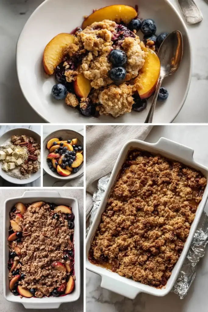 Pioneer Woman Blueberry Nectarine Crisp