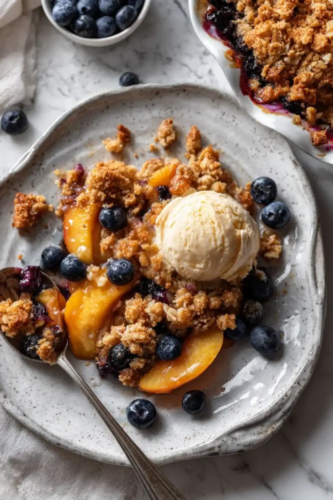 Pioneer Woman Blueberry Nectarine Crisp