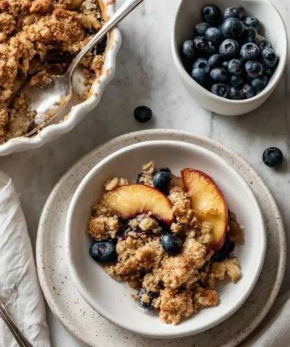 Pioneer Woman Blueberry Nectarine Crisp