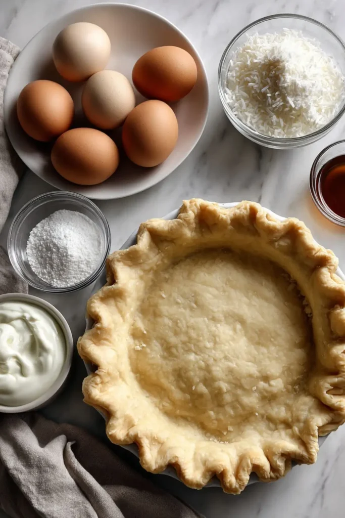Pioneer Woman Coconut Custard Pie