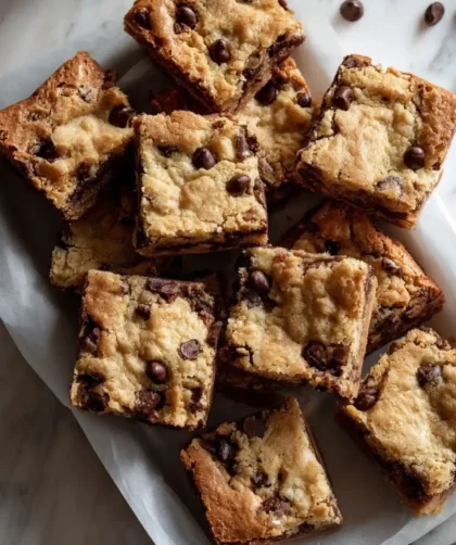 Pioneer Woman Lazy Chocolate Chip Cookie Bars