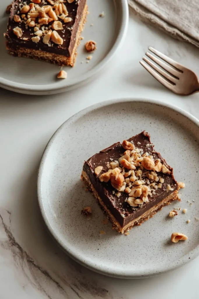 Pioneer Woman No Bake Chocolate Peanut Butter Bars