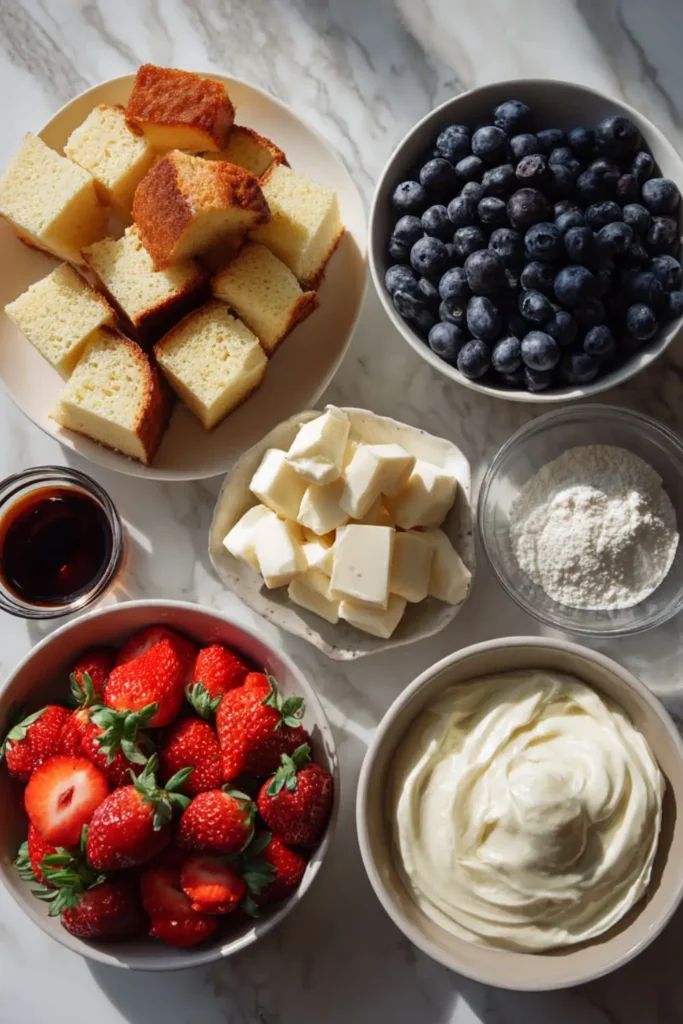 Pioneer Woman Red White and Blue Trifle