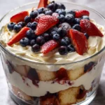 Pioneer Woman Red White and Blue Trifle