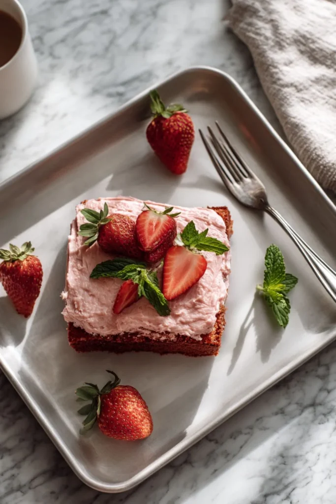 Pioneer Woman Strawberry Sheet Cake