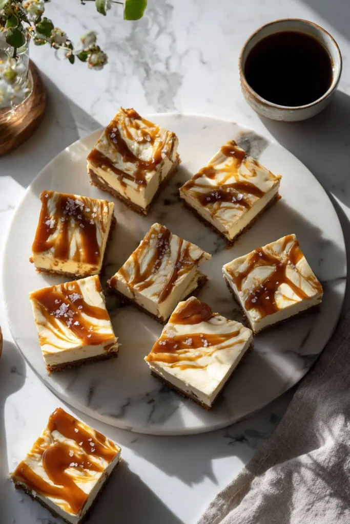 Pioneer Woman Salted Caramel Cheesecake Squares