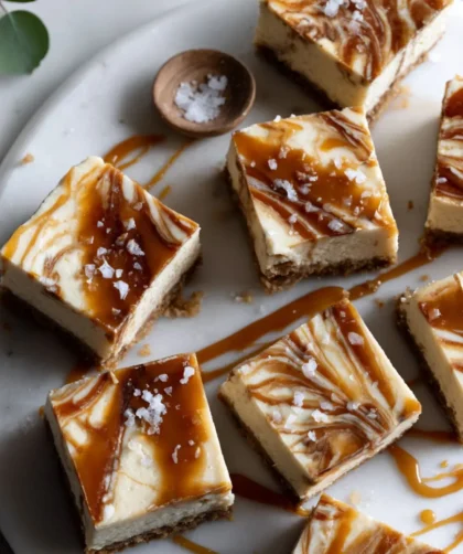 Pioneer Woman Salted Caramel Cheesecake Squares