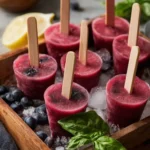 Pioneer Woman Blueberry Basil Lemonade Pops