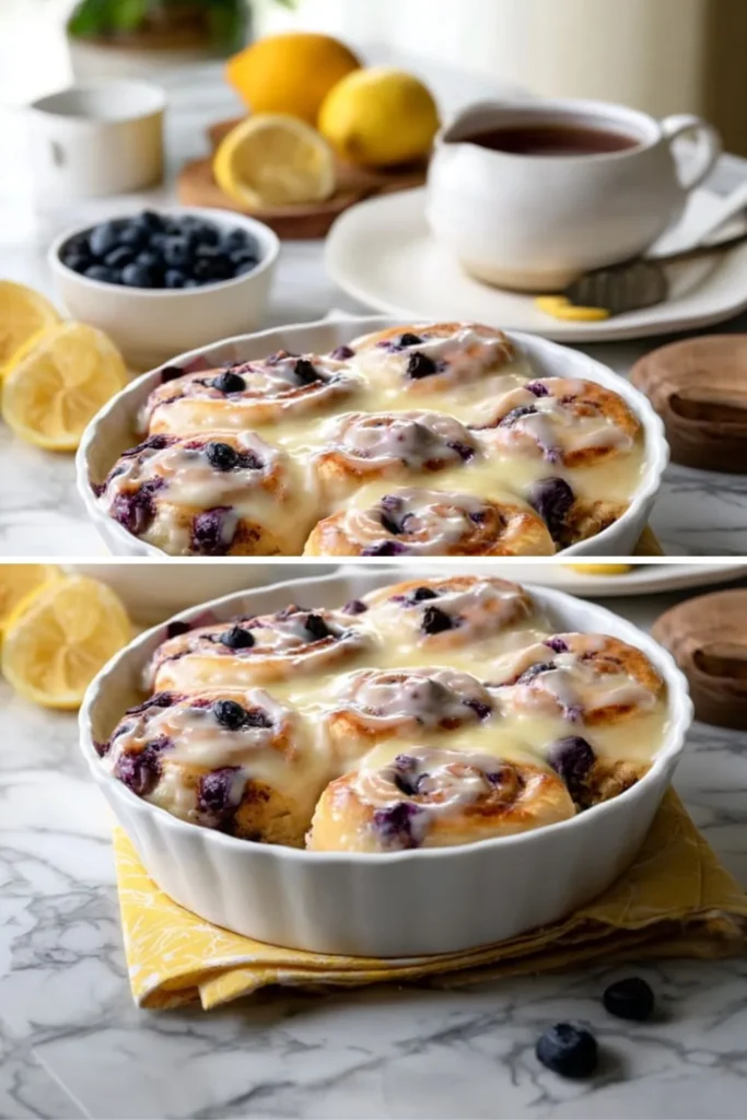 Pioneer Woman Blueberry Lemon Sweet Rolls