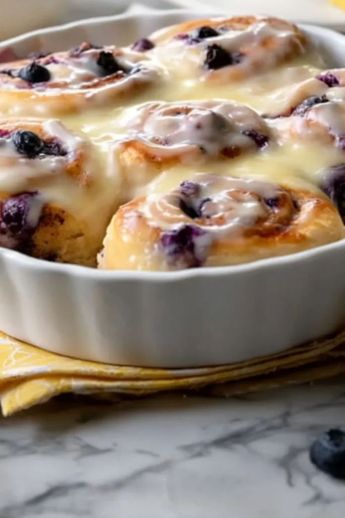 Pioneer Woman Blueberry Lemon Sweet Rolls