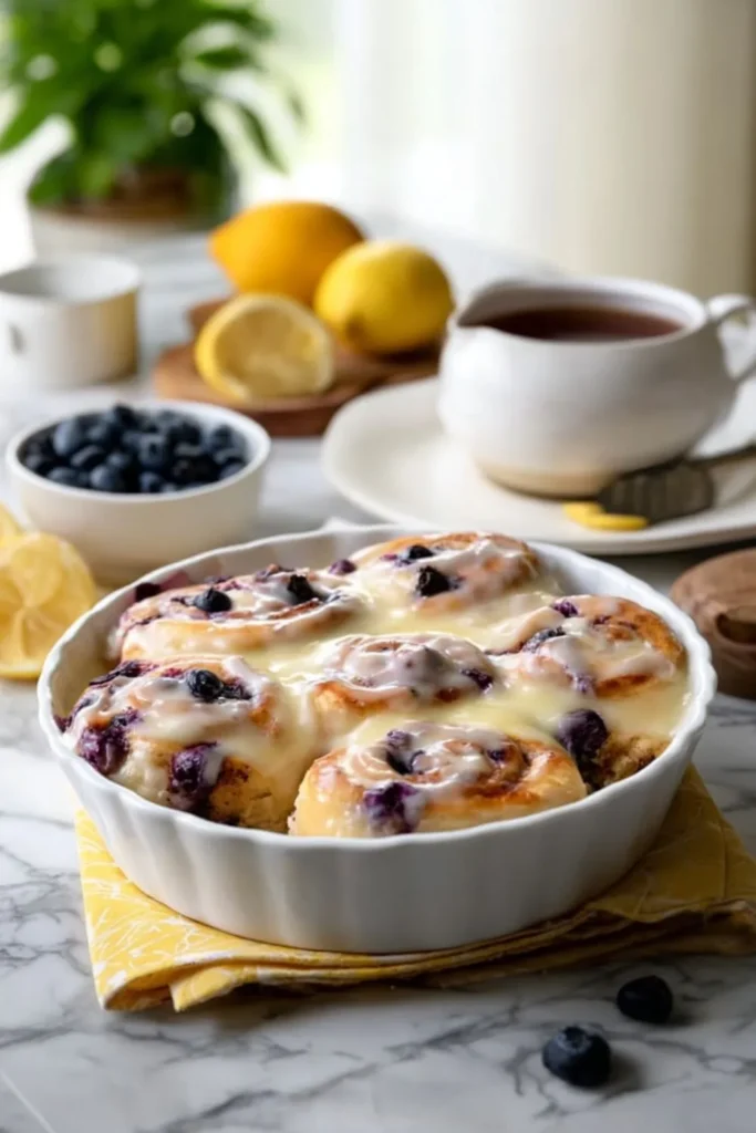 Pioneer Woman Blueberry Lemon Sweet Rolls