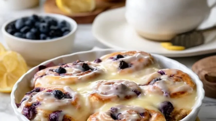 Pioneer Woman Blueberry Lemon Sweet Rolls