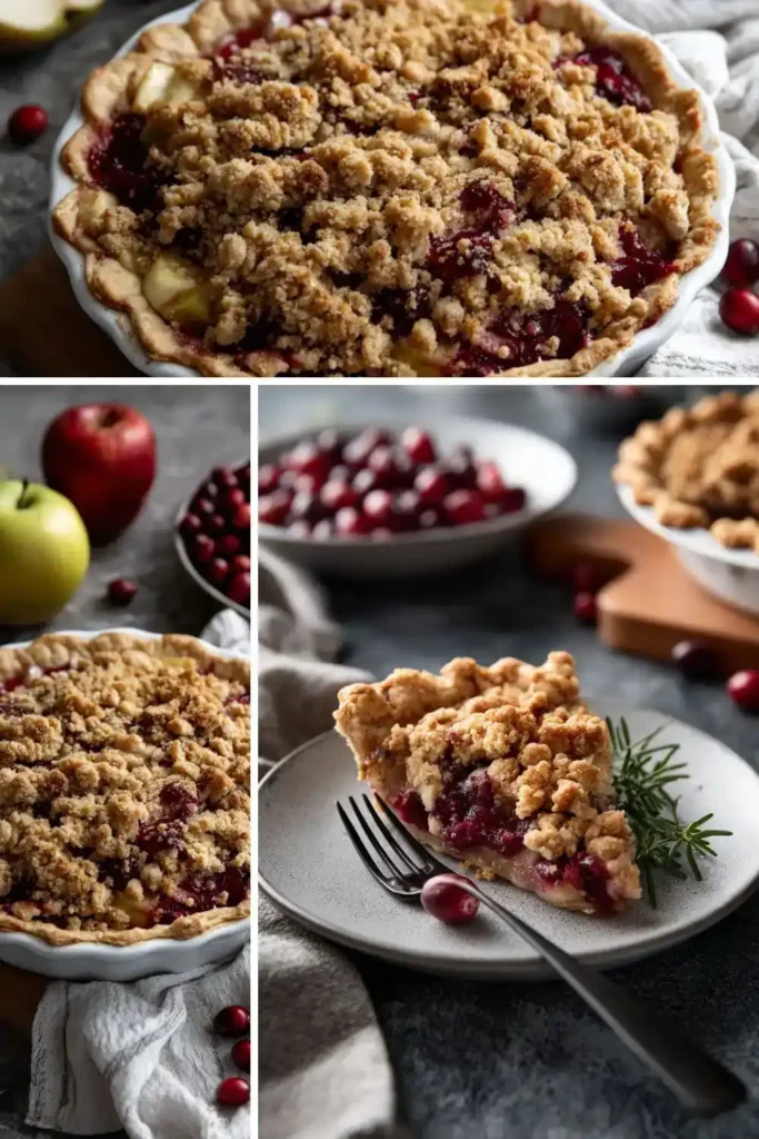 Pioneer Woman Cranberry Apple Crumb Pie