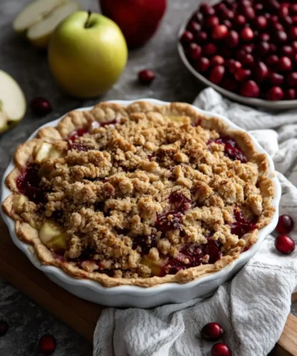 Pioneer Woman Cranberry Apple Crumb Pie
