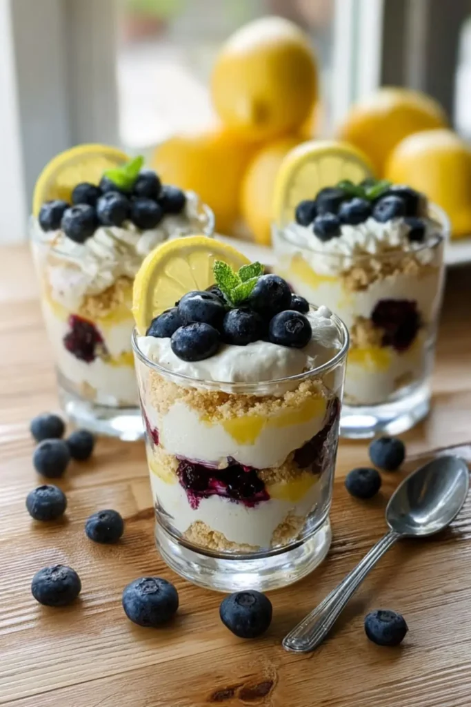 Pioneer Woman Individual Lemon Blueberry Trifles