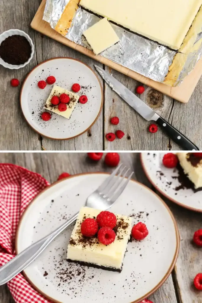 Pioneer Woman Black and White Cheesecake Bars