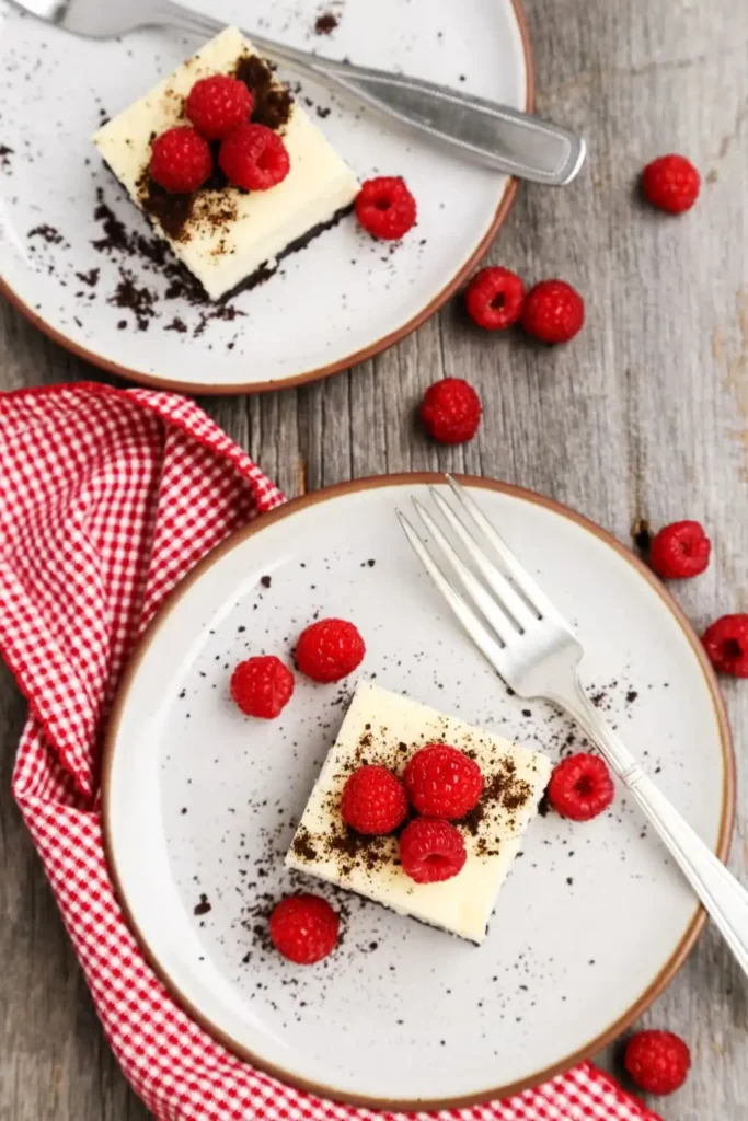 Pioneer Woman Black and White Cheesecake Bars