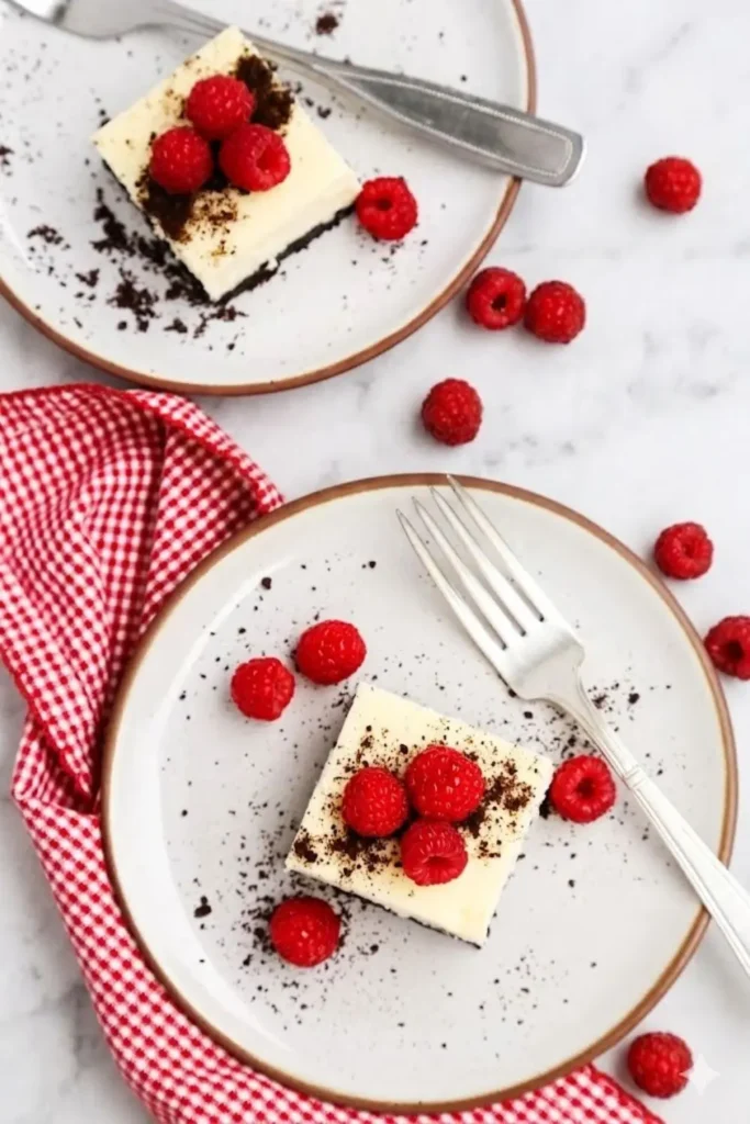 Pioneer Woman Black and White Cheesecake Bars