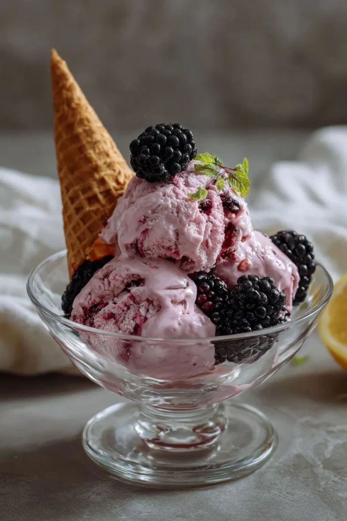 Pioneer Woman Blackberry Ice Cream