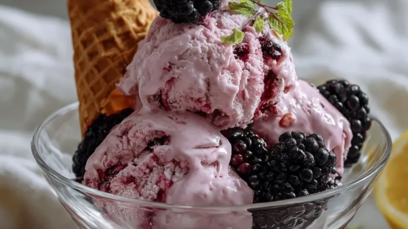 Pioneer Woman Blackberry Ice Cream