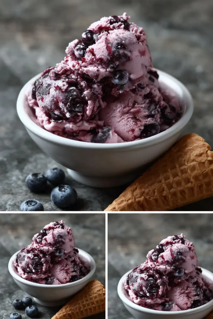 Pioneer Woman Blueberry Ice Cream