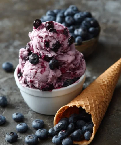 Pioneer Woman Blueberry Ice Cream