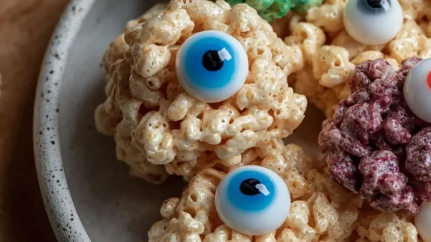Pioneer Woman Cereal Treat Eyeballs